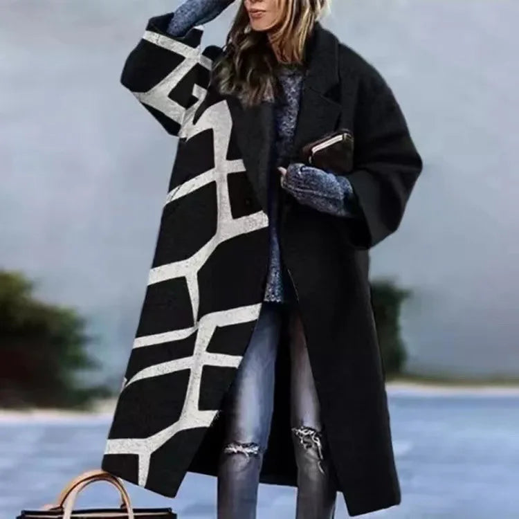 EleganceOversized Mantel – Stilvoll und bequem für jede Gelegenheit