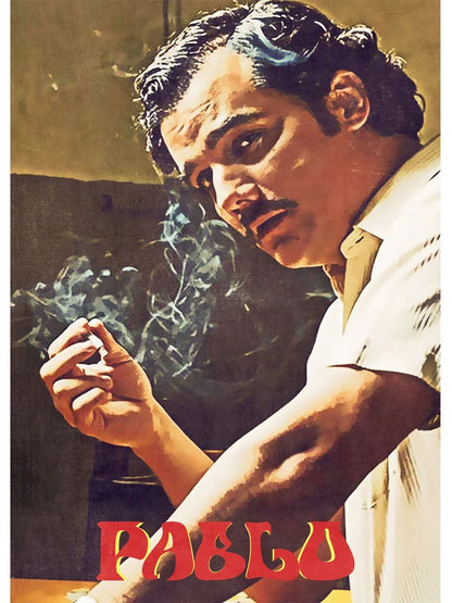 Pablo Escobar Gemälde – Ikonische Kunst für Zuhause