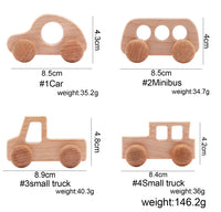 Houten Autoset (4 Auto's)