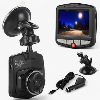 Kompakte 1080p HD Dashcam – Nachtsicht mit Loop-Aufnahme