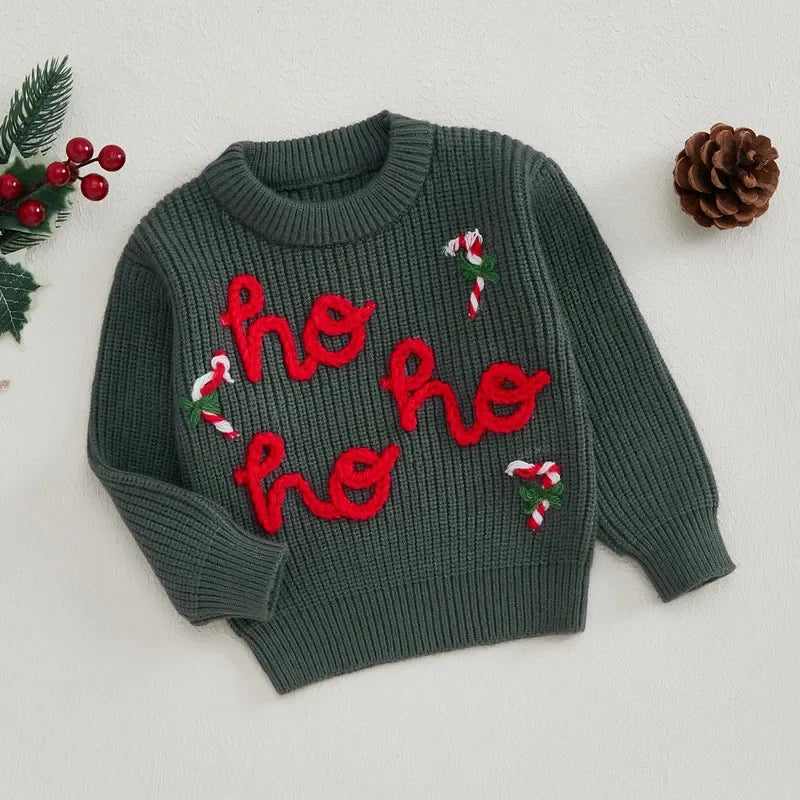 Ho Ho Ho Pullover für Kinder – Festliche Wärme