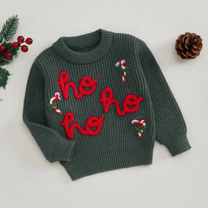 Ho Ho Ho Pullover für Kinder – Festliche Wärme