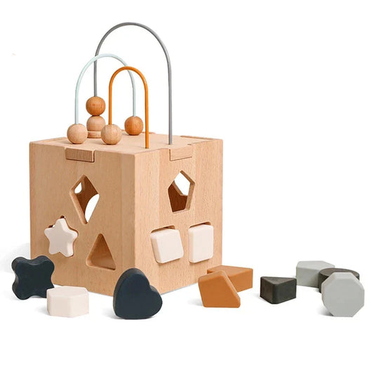 Pädagogische Holzspieluhr – Für Lernen und Spielspaß