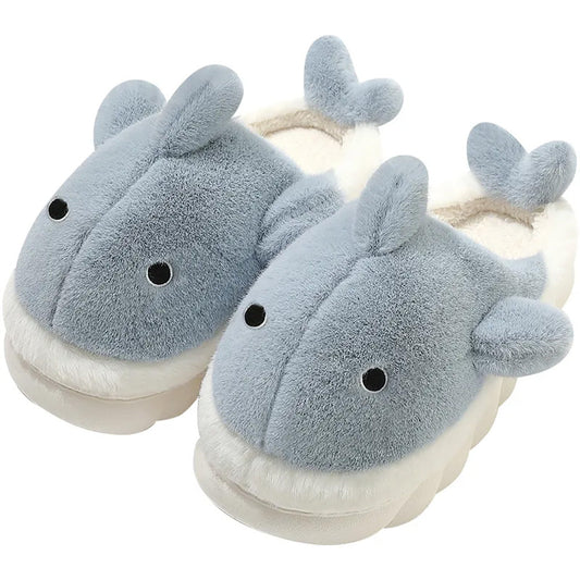 Flauschige Walvis Pantoffeln – Kuscheliger Unisex Komfort