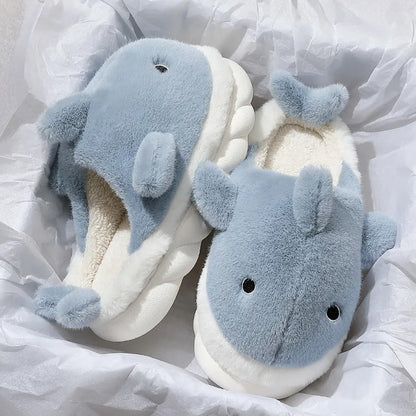 Flauschige Walvis Pantoffeln – Kuscheliger Unisex Komfort