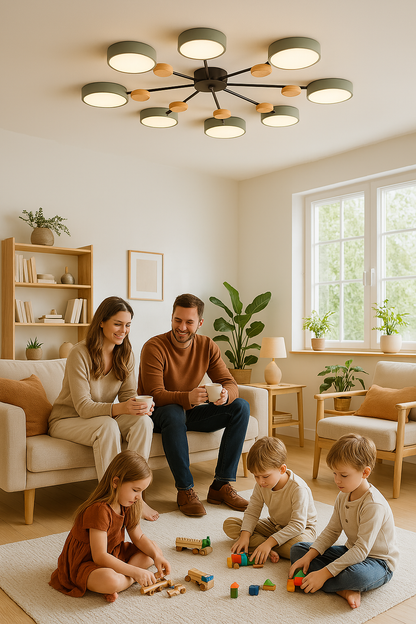 Moderne skandinavische LED-Deckenleuchte – Stilvoll & Nachhaltig