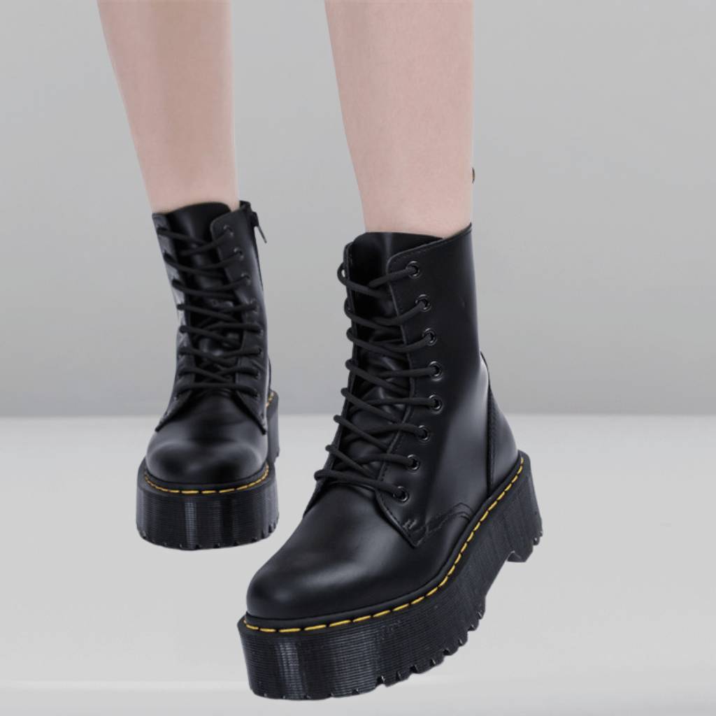 Mila Stilvolle Stiefel – Edgy und Bequem