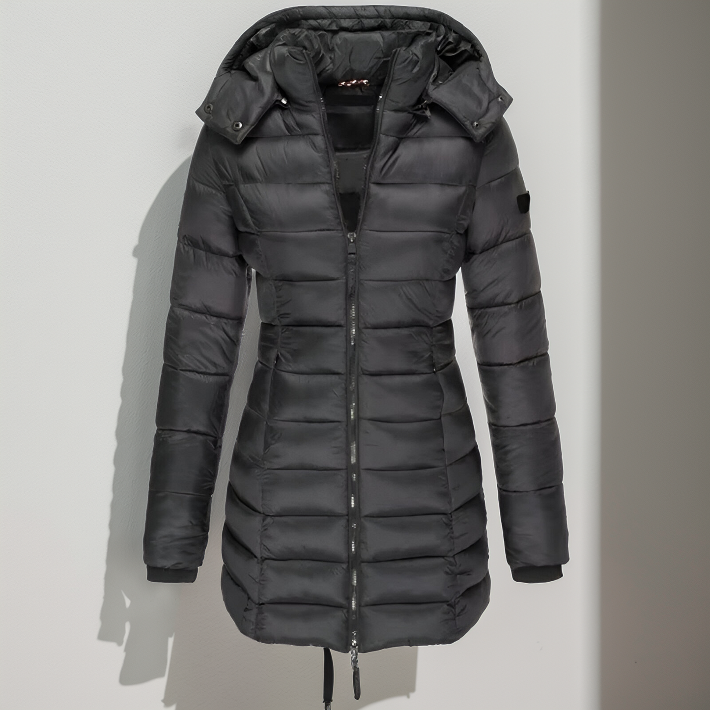 Lina Lange Gepolsterte Jacke – Warm, Leicht und Wasserabweisend
