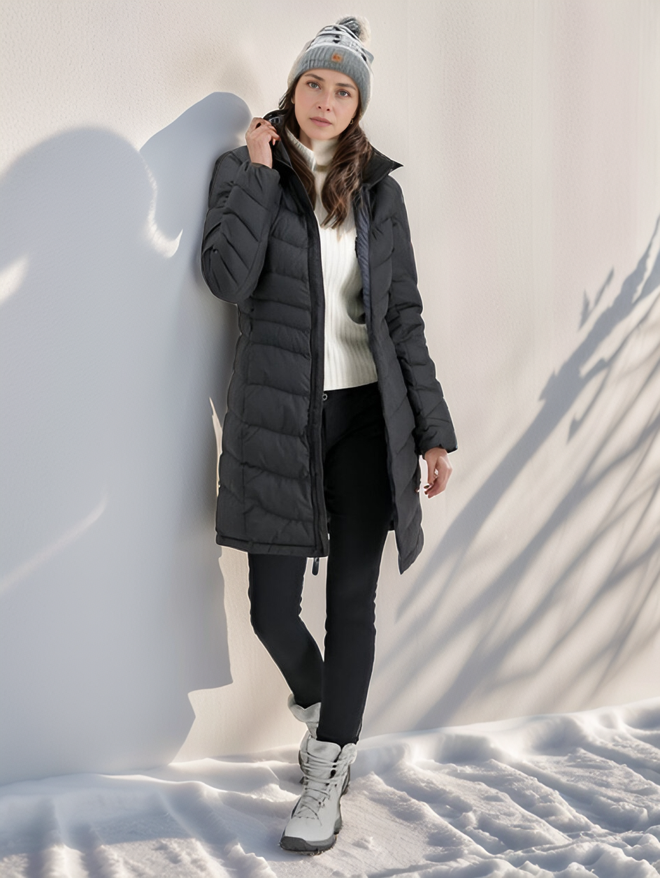 Elena Winterdaunenmantel – Schutz und Stil an kalten Tagen