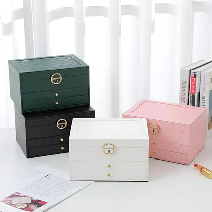Luxuriöse Mehrschichtige Schmuckbox – Stilvoller & Langlebiger Organizer