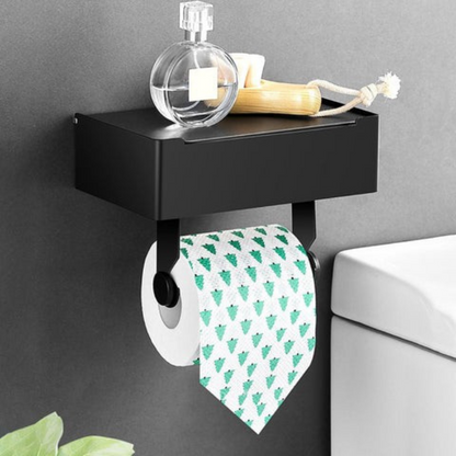 SteelSmart Toilettenpapierhalter – Luxuriöses Design mit Praktischem Aufbewahrungsfach