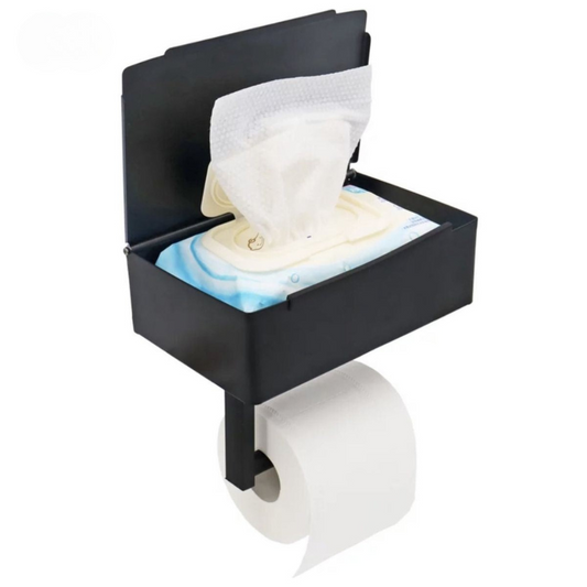 SteelSmart Toilettenpapierhalter – Luxuriöses Design mit Praktischem Aufbewahrungsfach