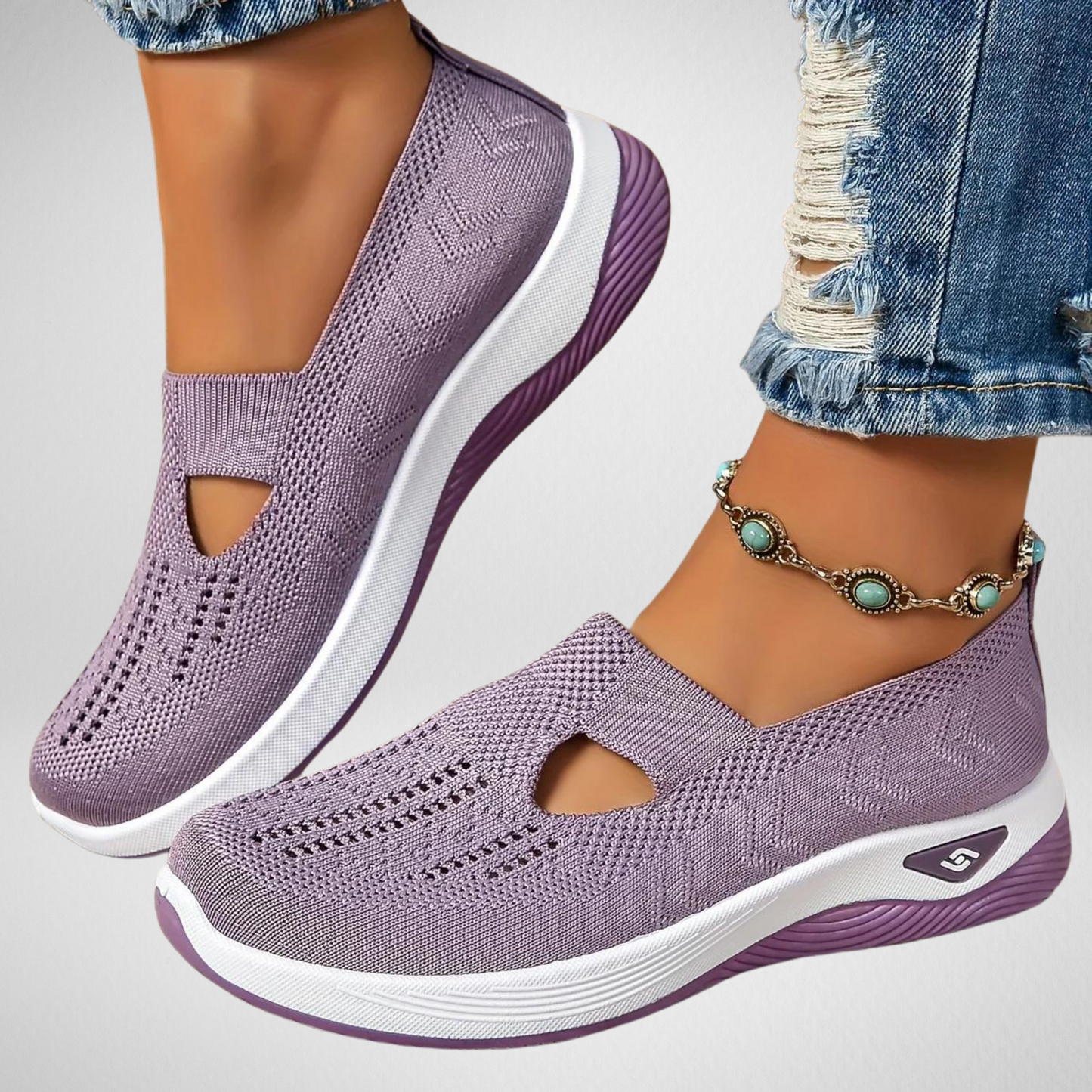 Lässige, atmungsaktive Slip-on-Sneakers