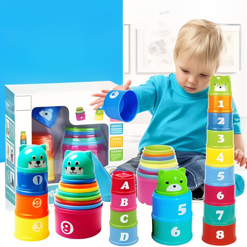 Pädagogisches Stapelbecher-Spielzeug – Für kreative und interaktive Spielerlebnisse