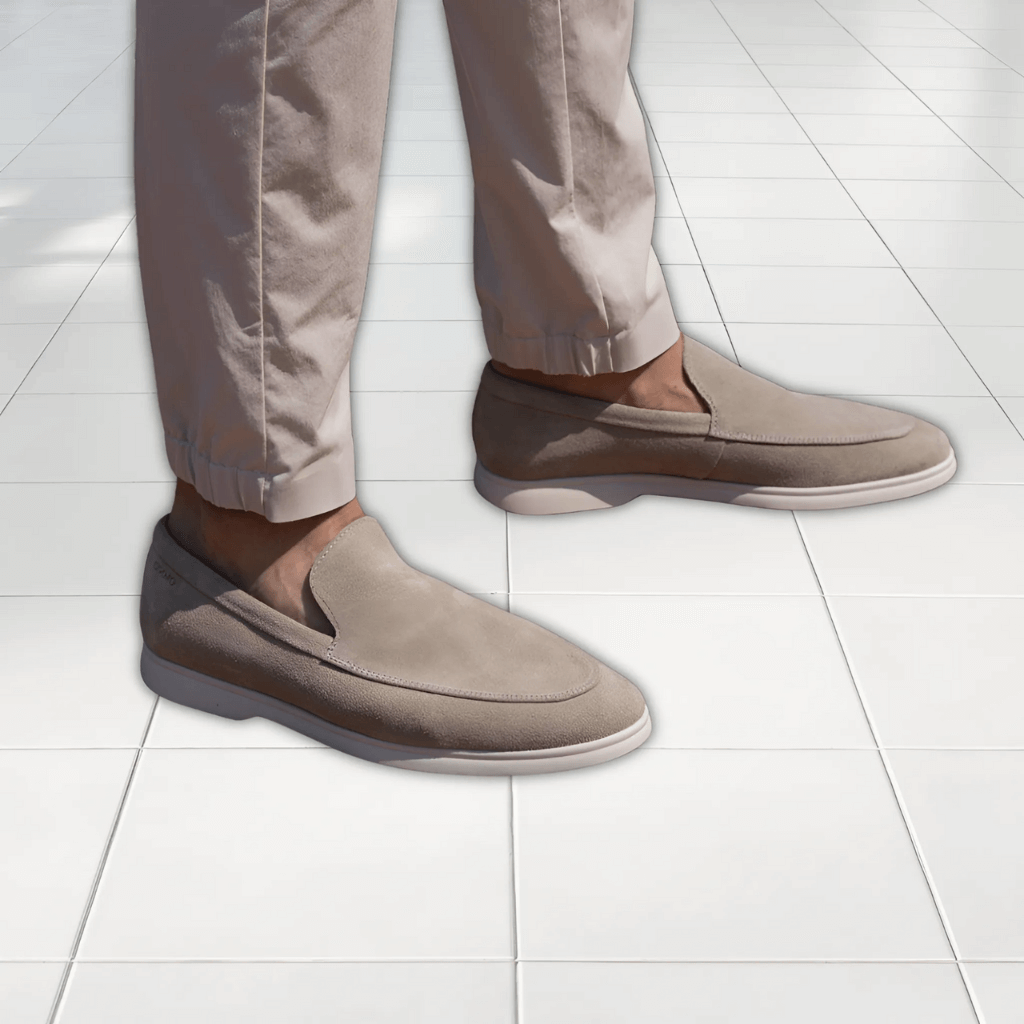 Luxus Wildleder Slipper – Stylisch und Bequem