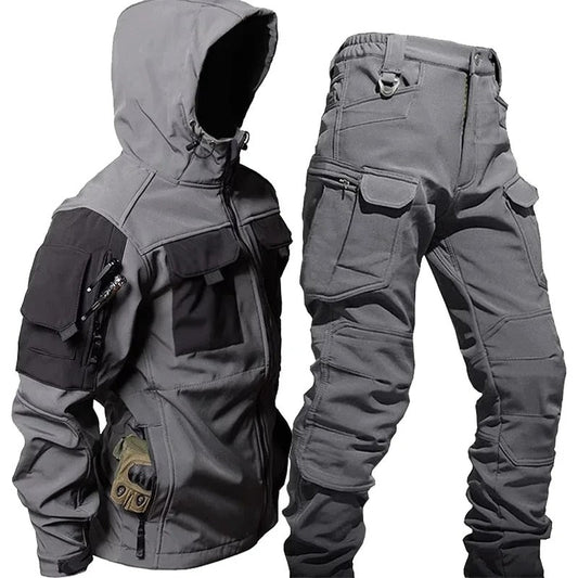 Outdoor Cargo Set Herren – Wasserdichte Jacke und Hose für Abenteuer