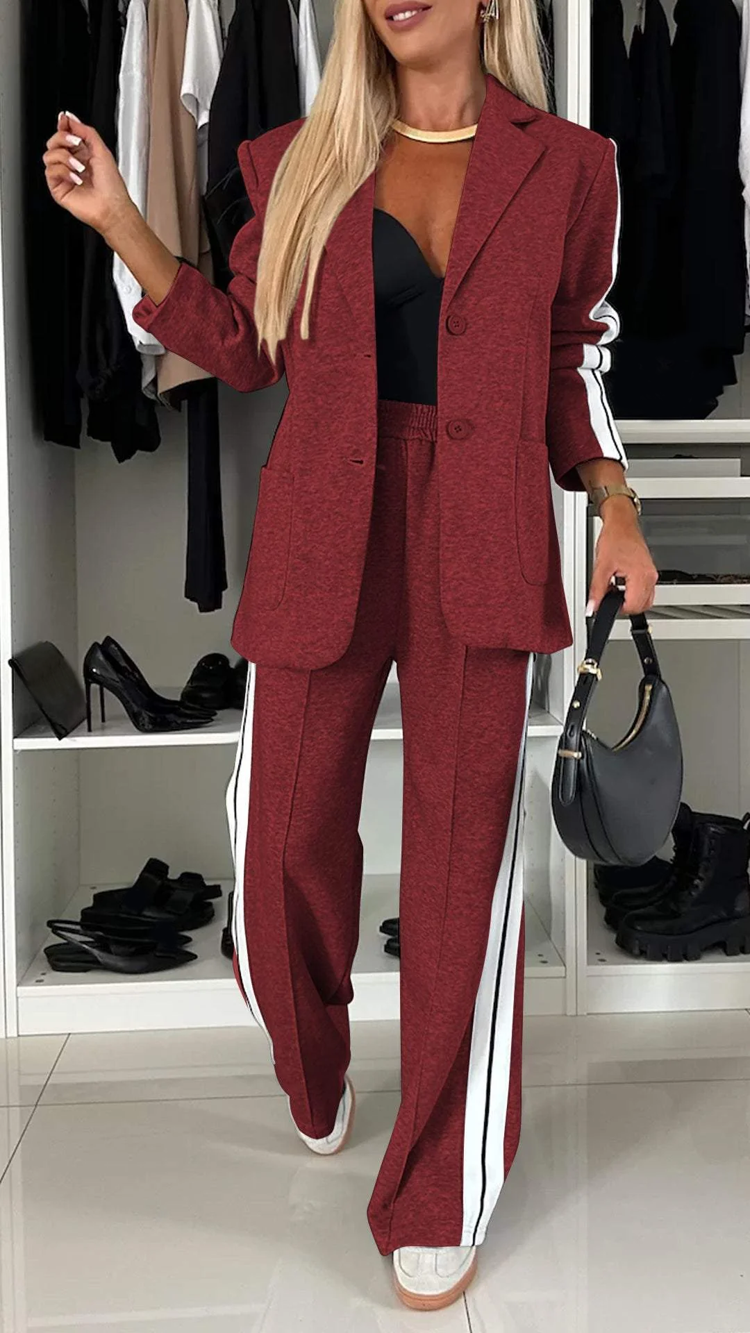 Urban Luxe Damenanzug – Sportlich und Schick in Einem