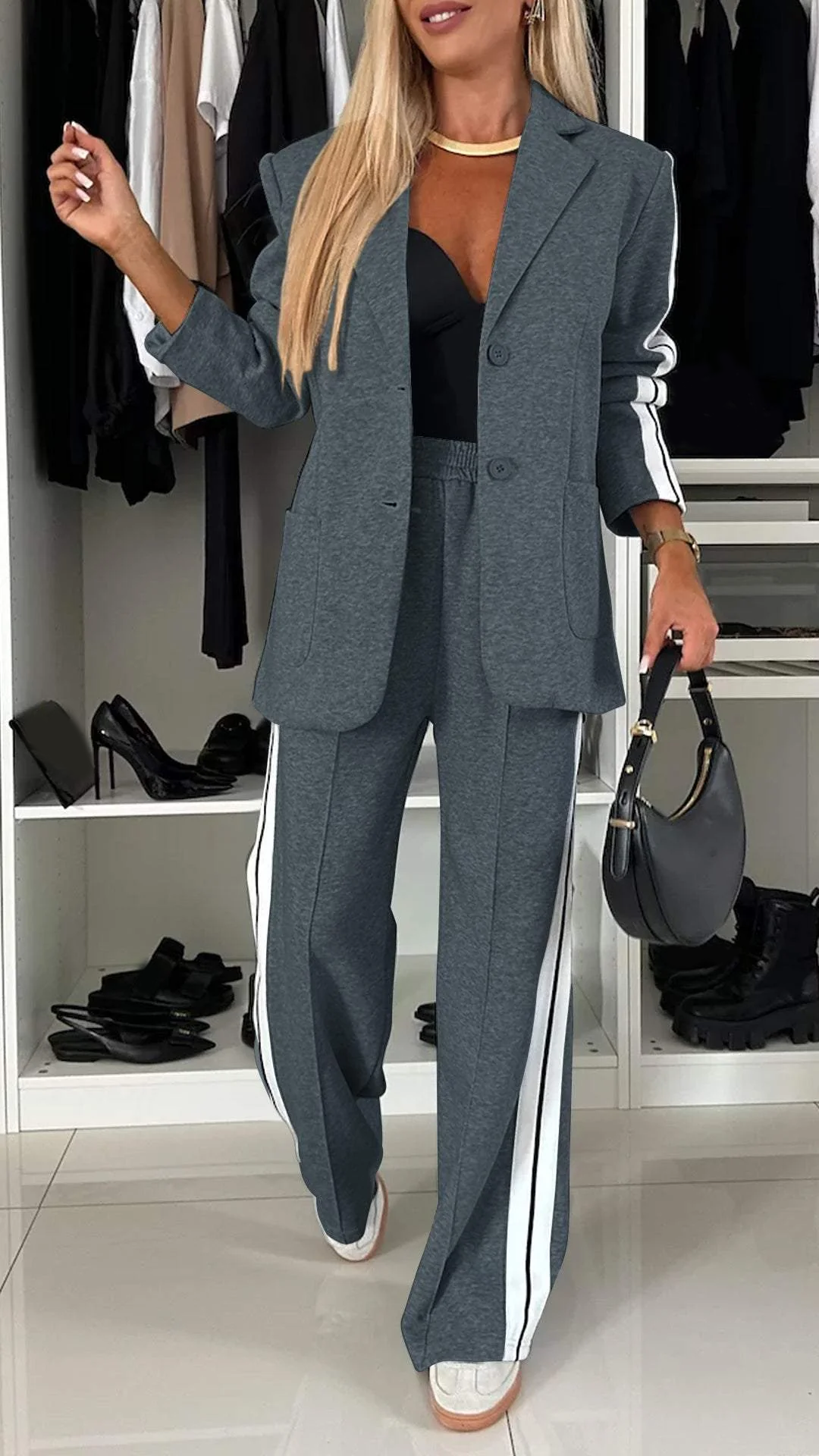 Urban Luxe Damenanzug – Sportlich und Schick in Einem