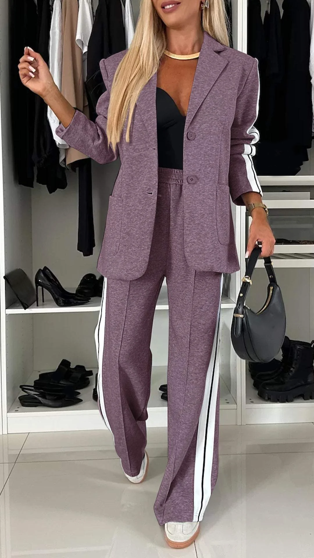 Urban Luxe Damenanzug – Sportlich und Schick in Einem
