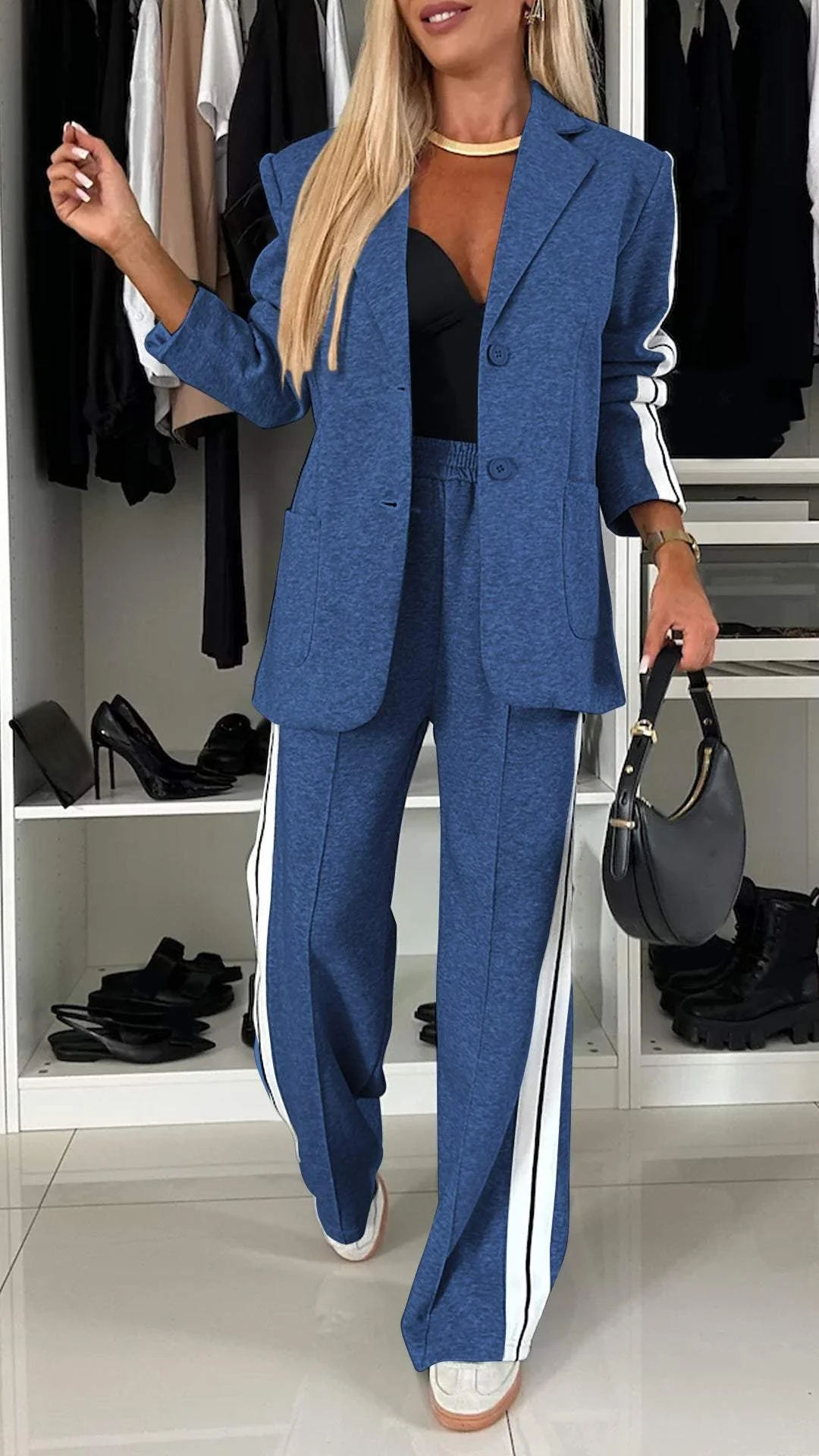 Urban Luxe Damenanzug – Sportlich und Schick in Einem