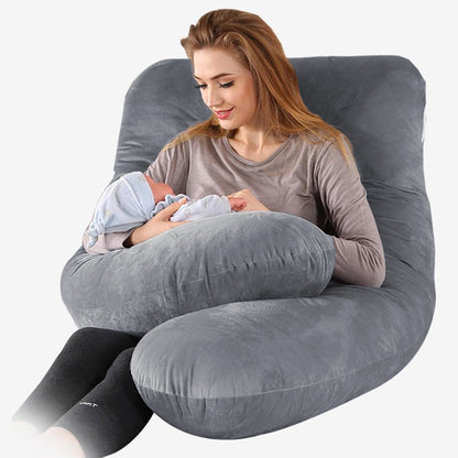 ComfortNest Schwangerschafts- und Seitenschläferkissen – Extra Unterstützung für Mama und Baby