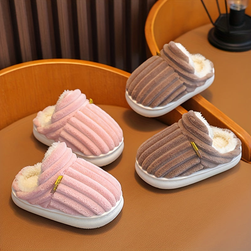 Weiche Plüschslipper für Kinder – Für Wärme und Komfort zu Hause