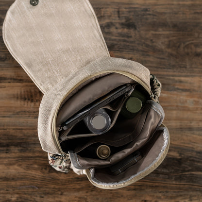 EthnoCharm Stickerei Rucksack – Künstlerisch und Praktisch