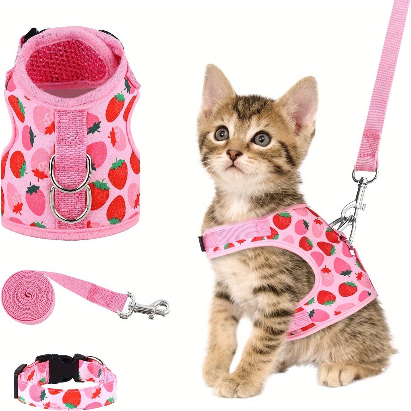 KittyComfort Geschirr Set – Für gemütliche Spaziergänge und Abenteuer