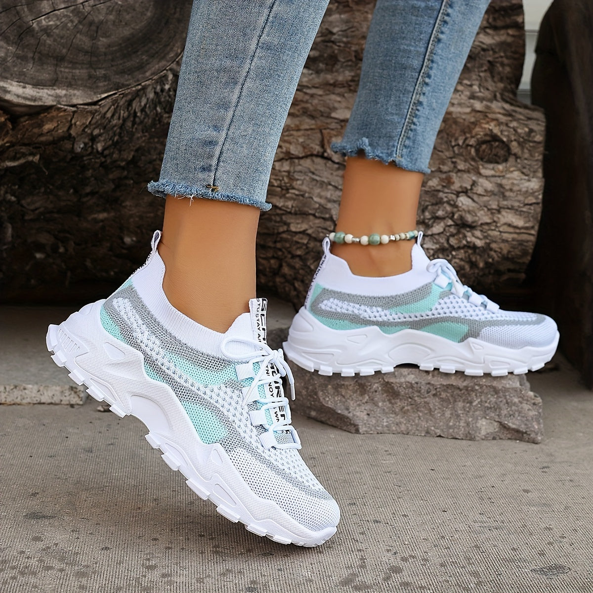 Damen Freizeit Sneakers - Flexibel und Atmungsaktiv für Jeden Tag