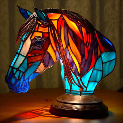 Künstlerische Glasmozaik Tierlampe – Farbe und Atmosphäre im Haus
