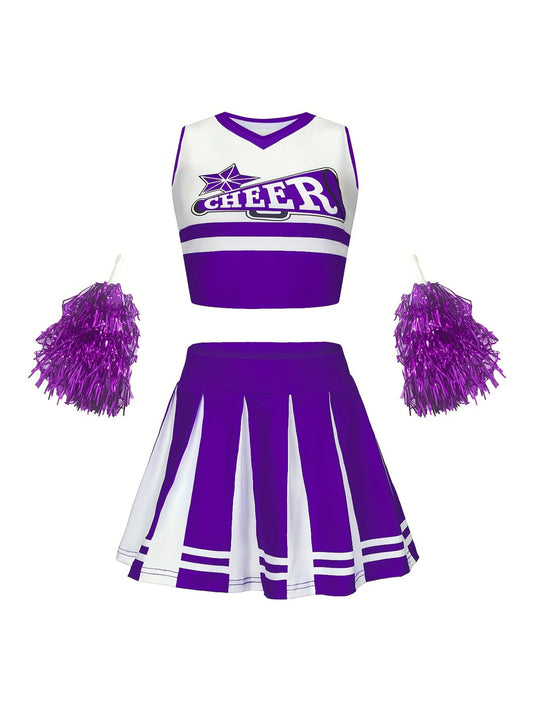 SparkleCheer Cheerleading-Set für Kinder - Für sportlichen Spaß und Energie