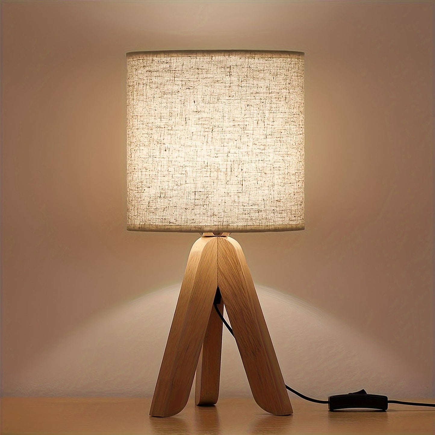 Natürliche Lichtstil Tripod Lampe – Für warmes und modernes Licht