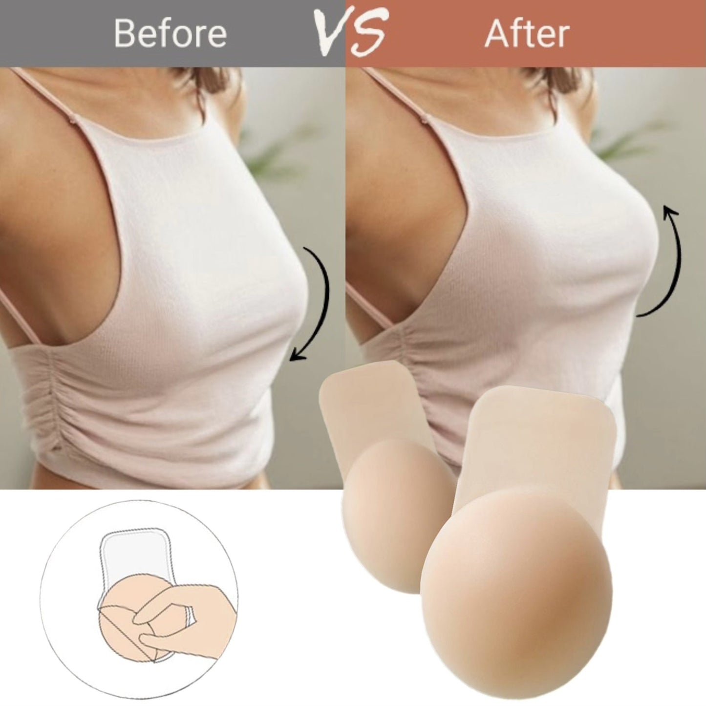 Elegante Liftende Nipple Covers – Komfortabel und Unsichtbar