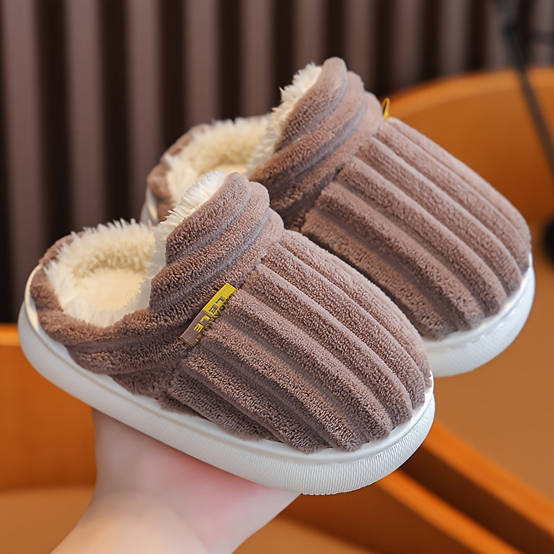 Weiche Plüschslipper für Kinder – Für Wärme und Komfort zu Hause