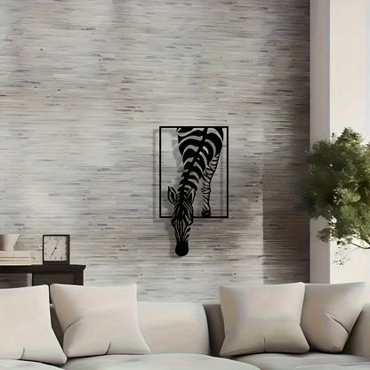 Zebra Silhouetten Wanddekoration – Stylische Eleganz für deinen Raum