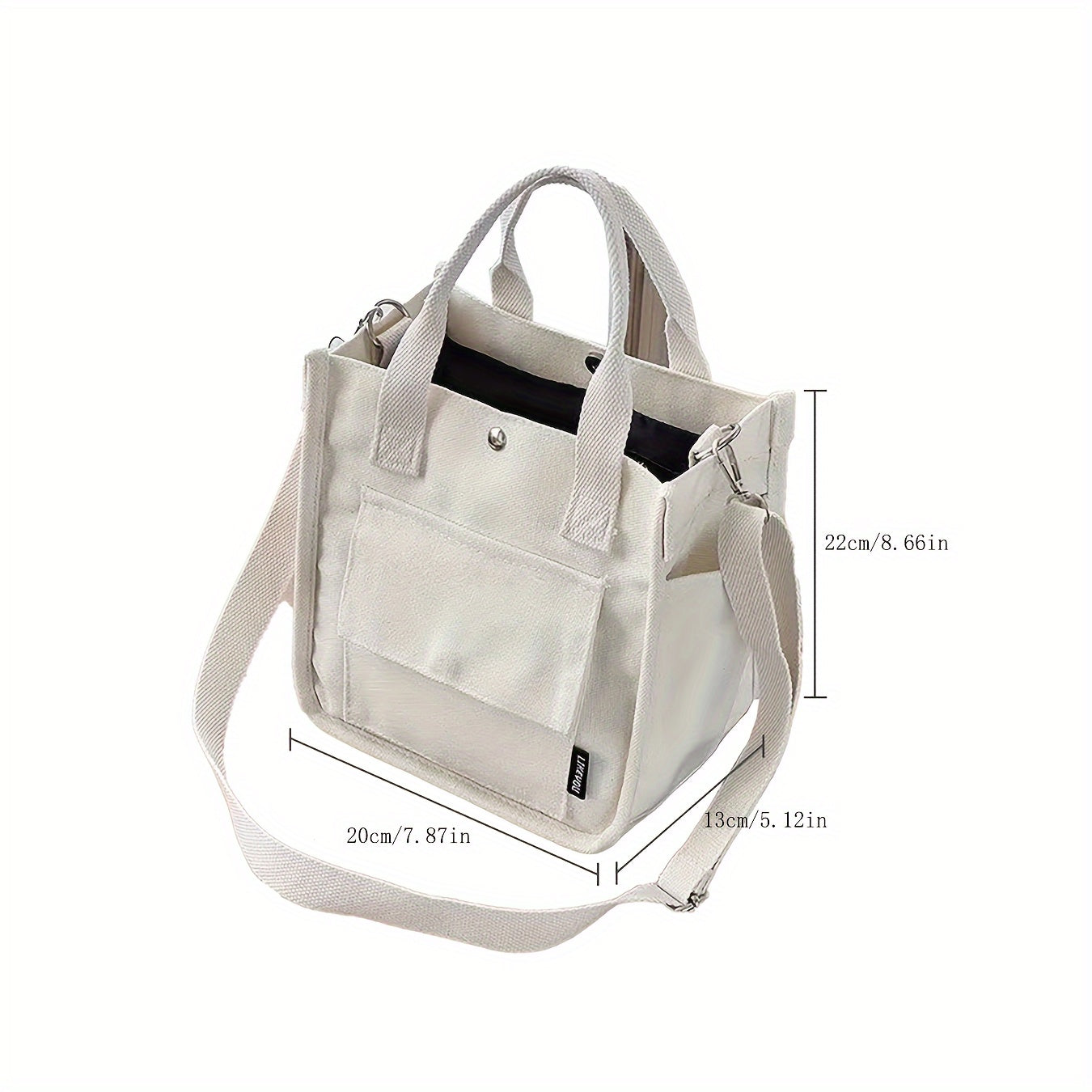 SmartCarry Tragbare Schultertasche – Magnetverschluss mit mehreren Fächern