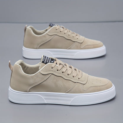 Herren Sneaker mit niedrigem Schaft – Bequem und langlebig mit weißer PVC-Sohle