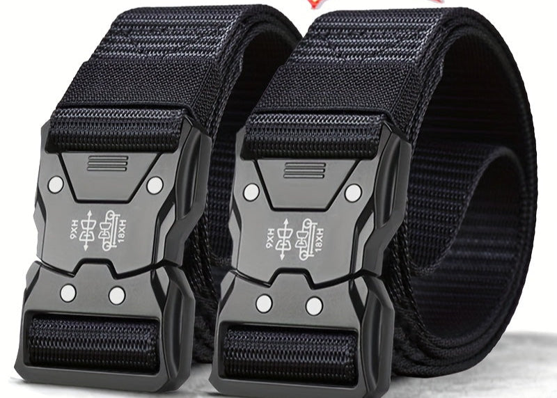 Unisex Taktischer Nylon Gürtel – Robust, Atmungsaktiv und Vielseitig