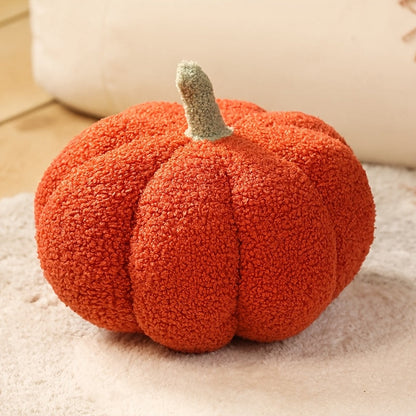 Plüsch Kürbis Kissen – Gemütlich und Weich für Herbstdekoration