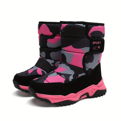 Trendy Camouflage Schneestiefel - Für Abenteurer
