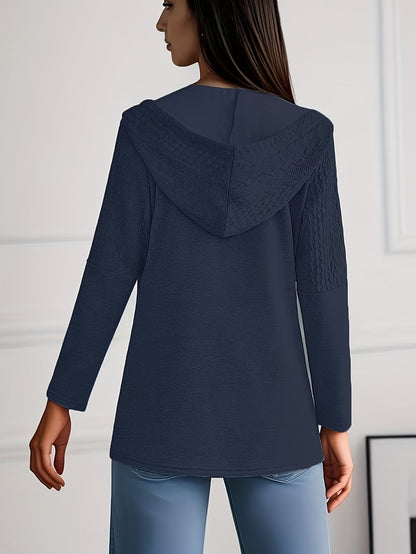 Luna Strick Hoodie Jacke – Stylisch und Bequem für Damen im Herbst und Winter