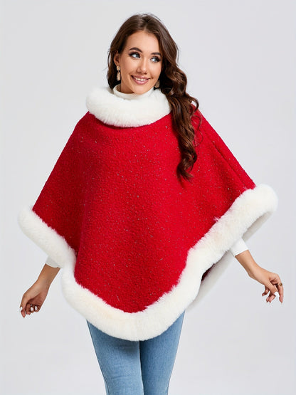 Liselotte Fluffy Poncho – Wärme und Komfort für die Kalten Tage