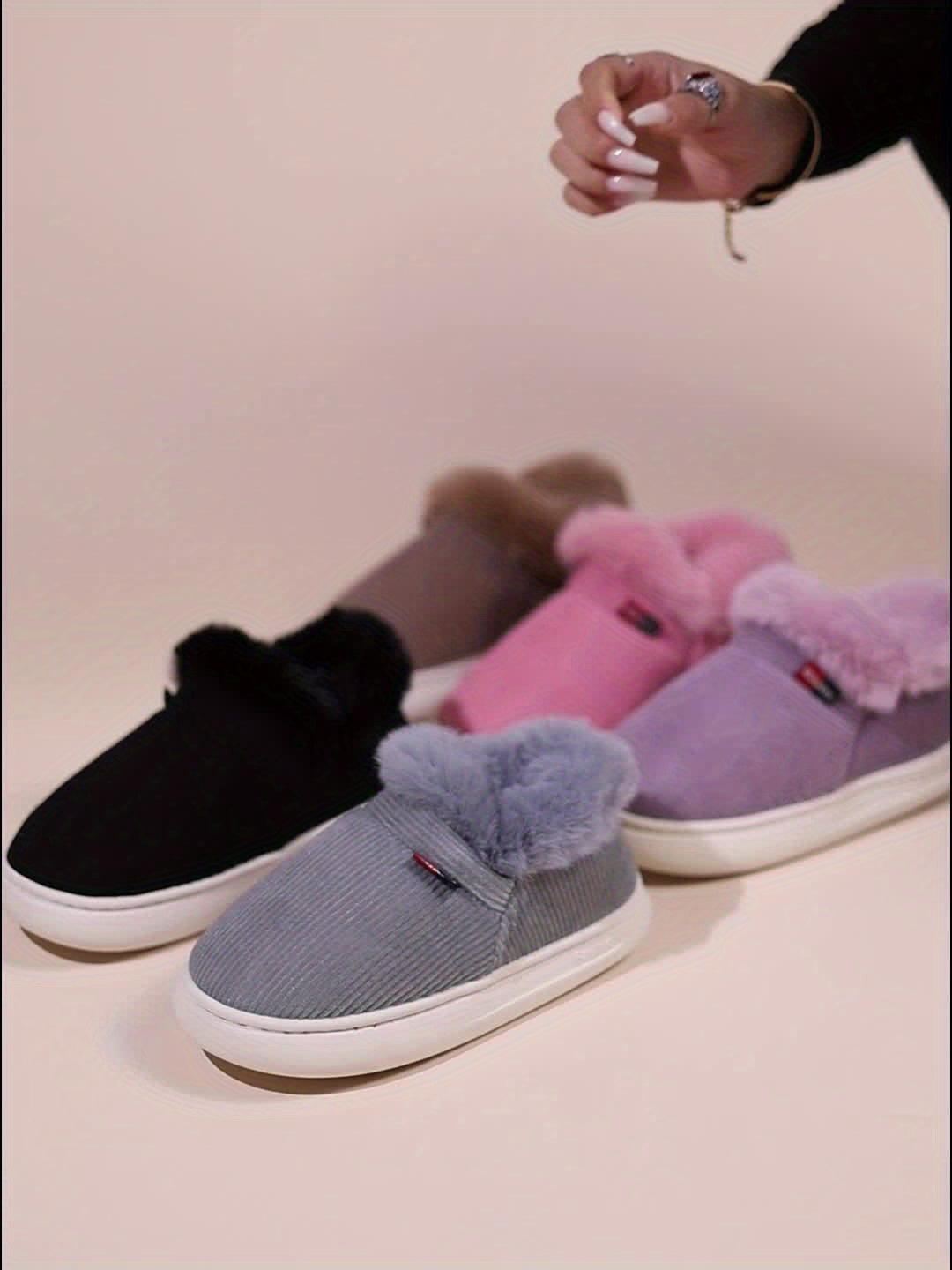 Liza Fluffy Hausschuh – Wärme und Komfort für Damen
