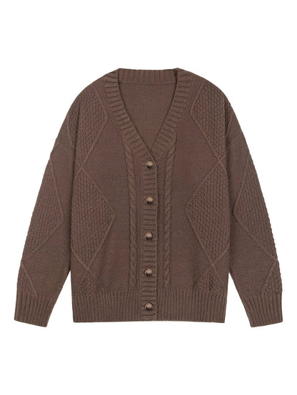 Mia Kabelstrick Cardigan - Bequem und Stylisch für Damen