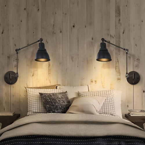 Industrielle Retro Wandlampe - Für stimmungsvolle Beleuchtung und Stil
