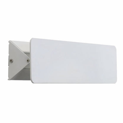 FlexiGlow Moderne Weiße Wandlampe – Verstellbare Klappe für Perfekte Lichtstreuung