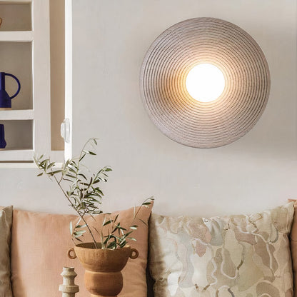 Scandi Retro Runde Wandlampe – Gemütliches Licht für Jeden Raum
