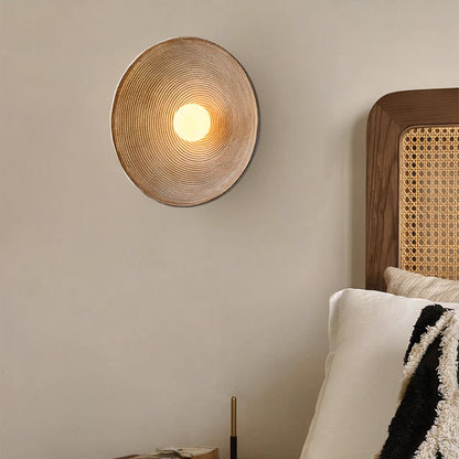 Scandi Retro Runde Wandlampe – Gemütliches Licht für Jeden Raum