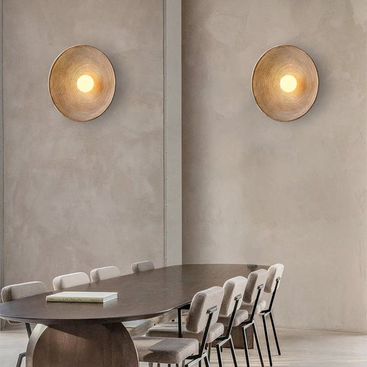 Scandi Retro Runde Wandlampe – Gemütliches Licht für Jeden Raum