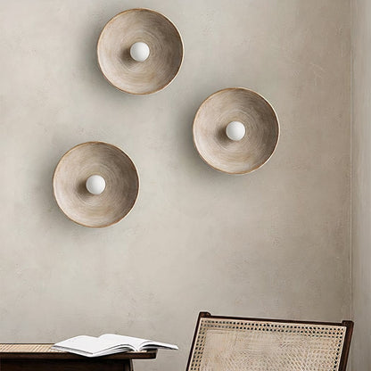 Scandi Retro Runde Wandlampe – Gemütliches Licht für Jeden Raum